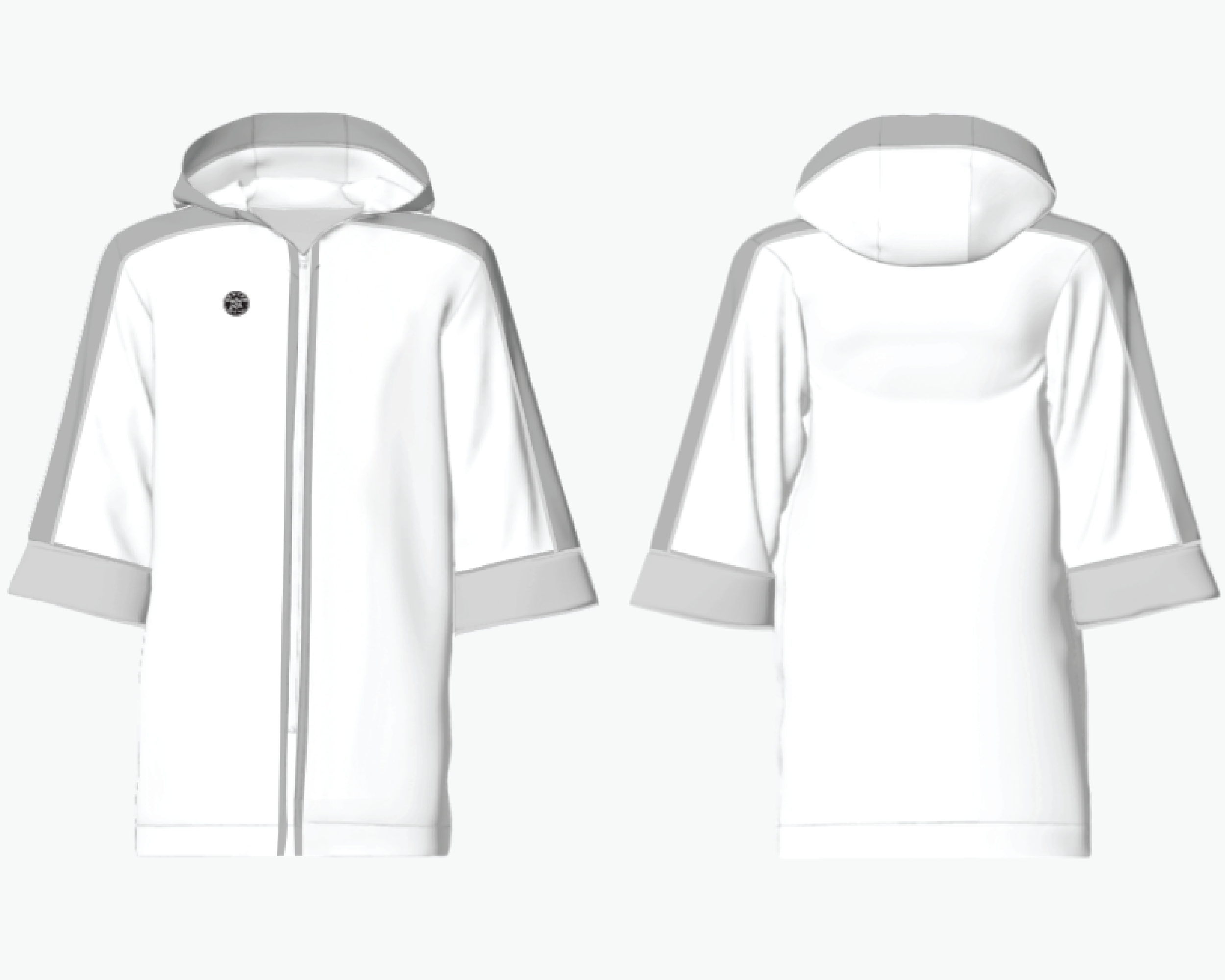 Stripe Zip Robe | Custom Robes | Boxxerworld